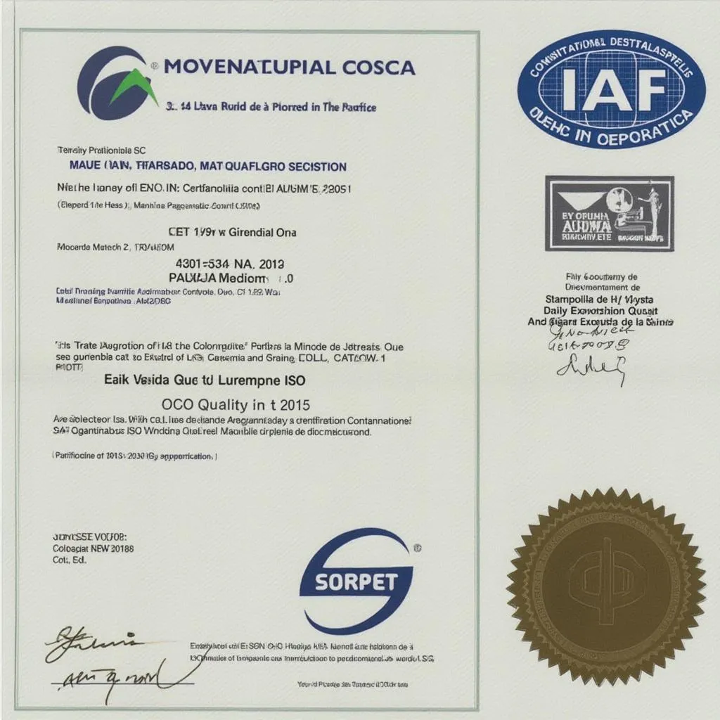 Certificación de calidad